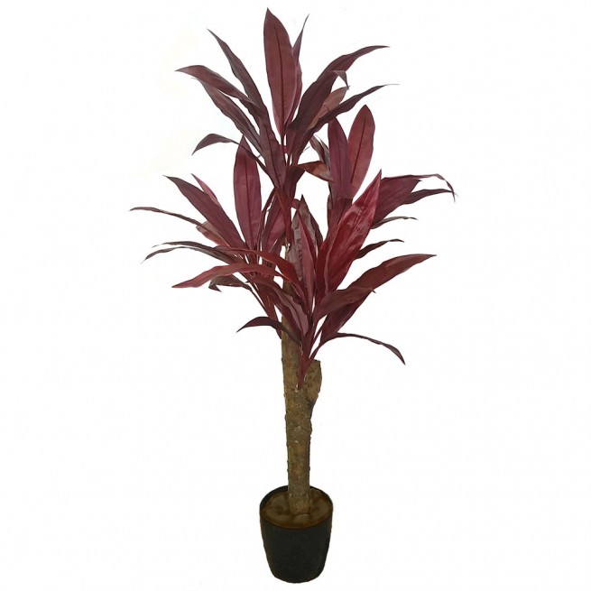 Planta semi-artificiala Ila, Cordyline Exotic Burgundy - 120 cm